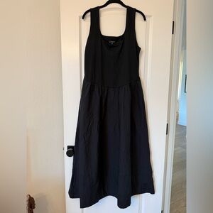 J. Crew Mixy Black Tank Dress